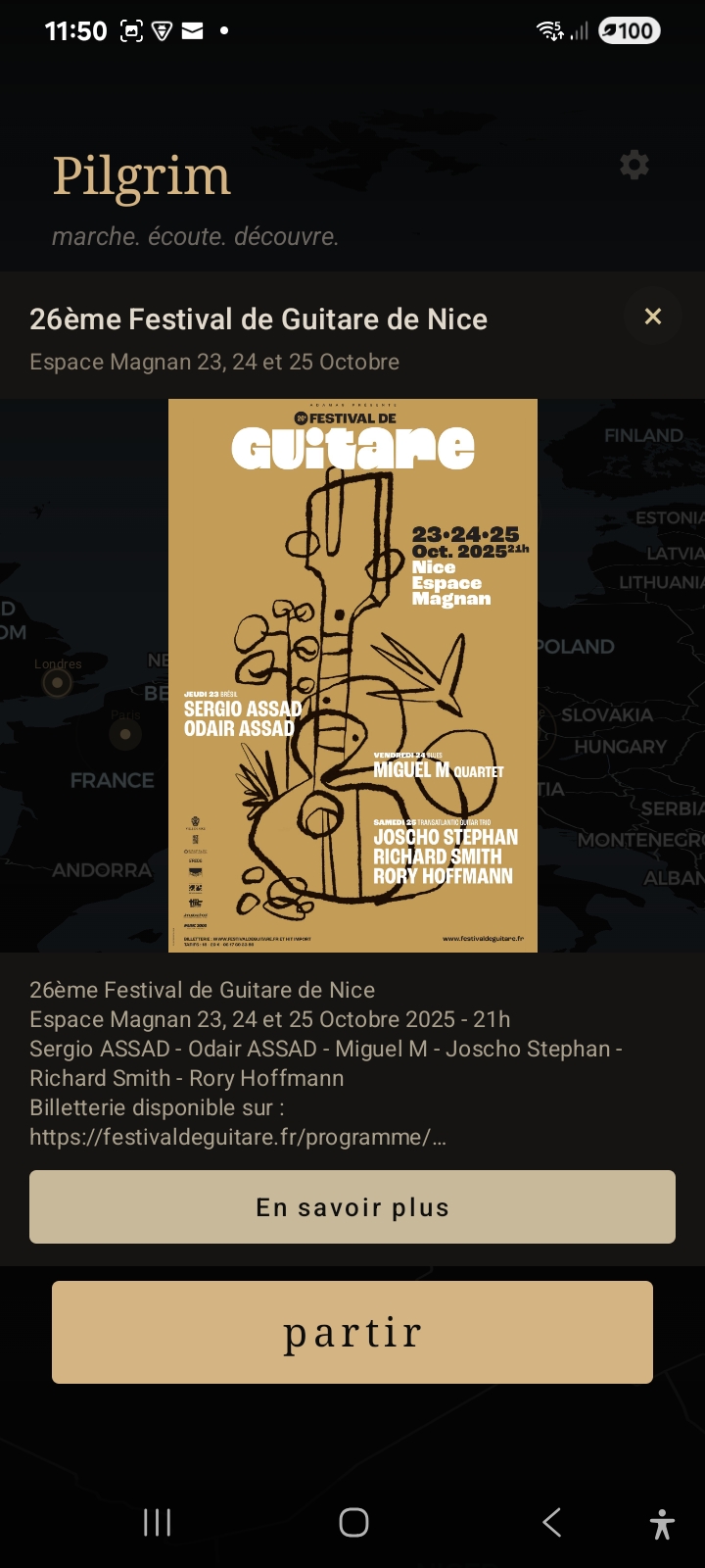 Affiche HomeScreen festival